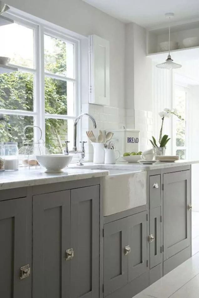 Preview: China Clay 1, Lead Colour 117 (Kitchen front)