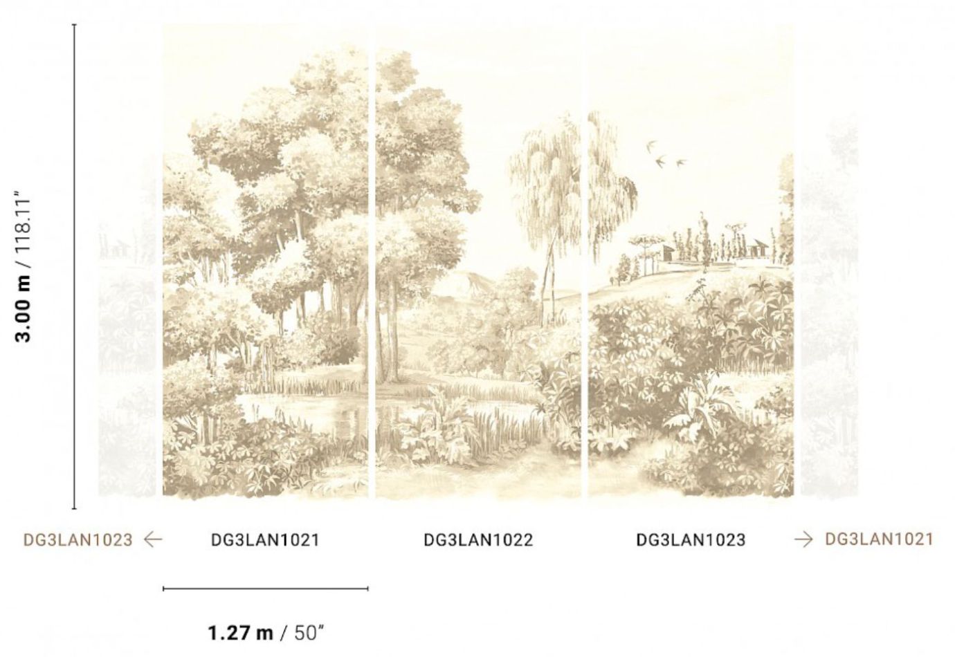 Preview: Landscape DG3LAN102 Linen
