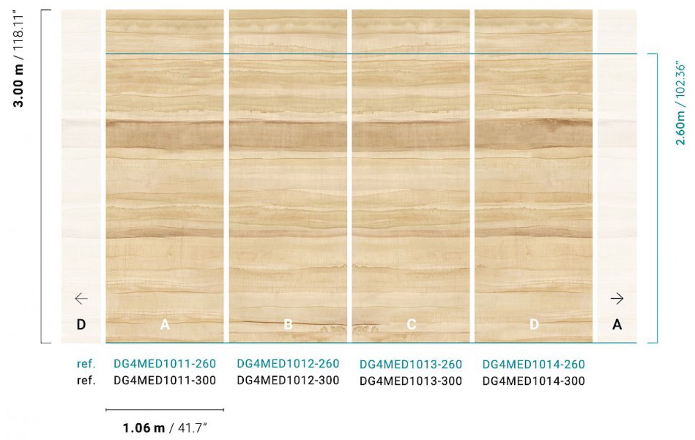 Preview: Medite Linen DG4MED101 - 300