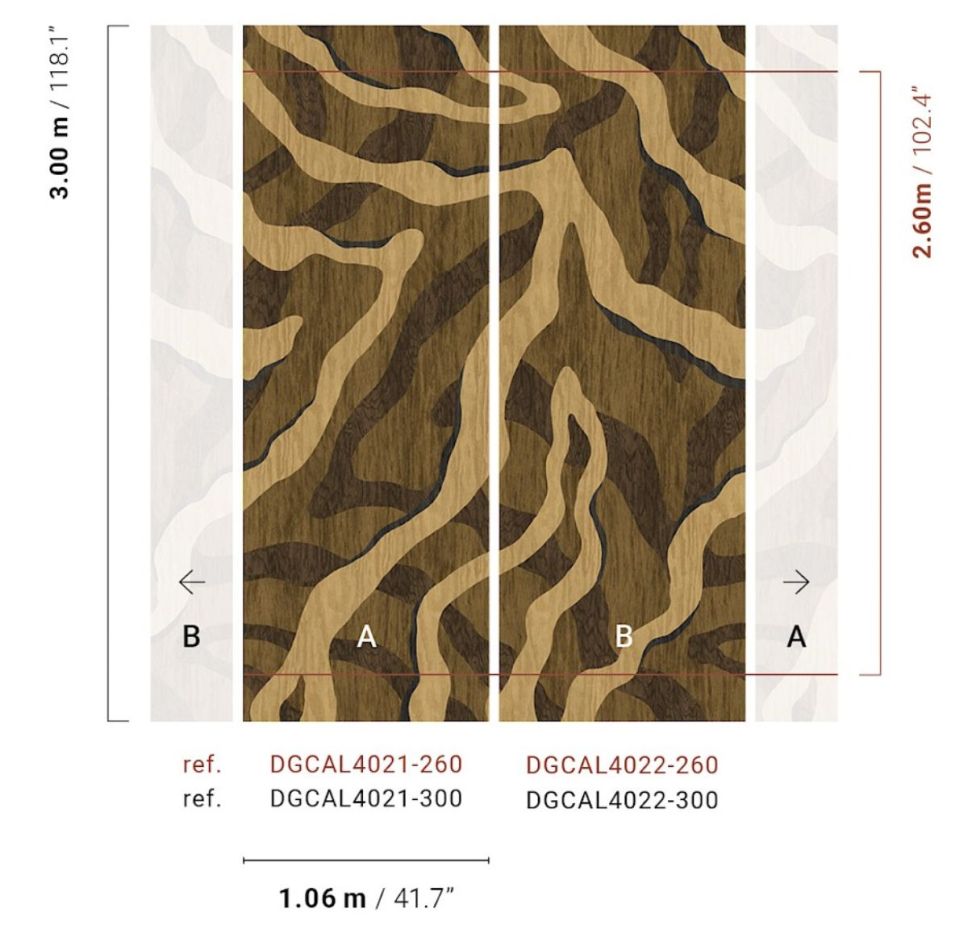 Intarsio gold DGCAL402-260