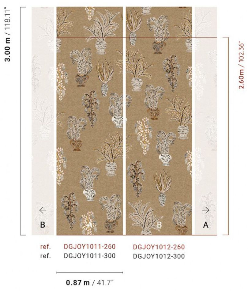 Preview: Bouquet Tobacco DGJOY101 - 300cm
