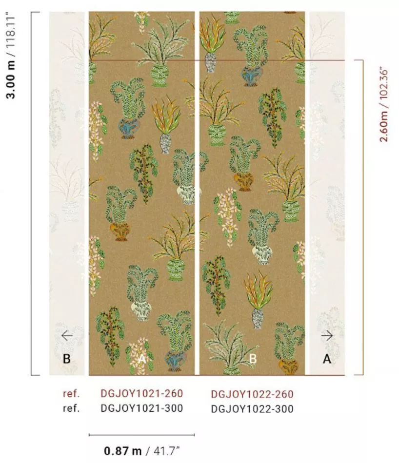 Bouquet Fawn DGJOY102 - 300cm