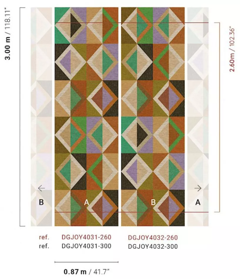 Lunca Peach DGJOY403 - 260cm