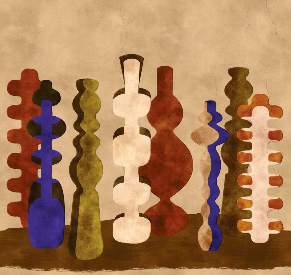 Potteries Indigo DGPOT102 - 260