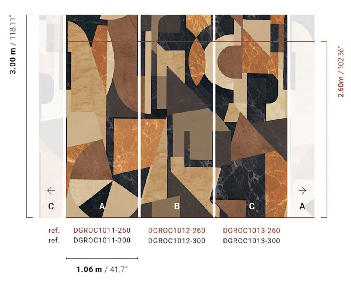 Preview: Palazzi Amber DGROC101 - 260