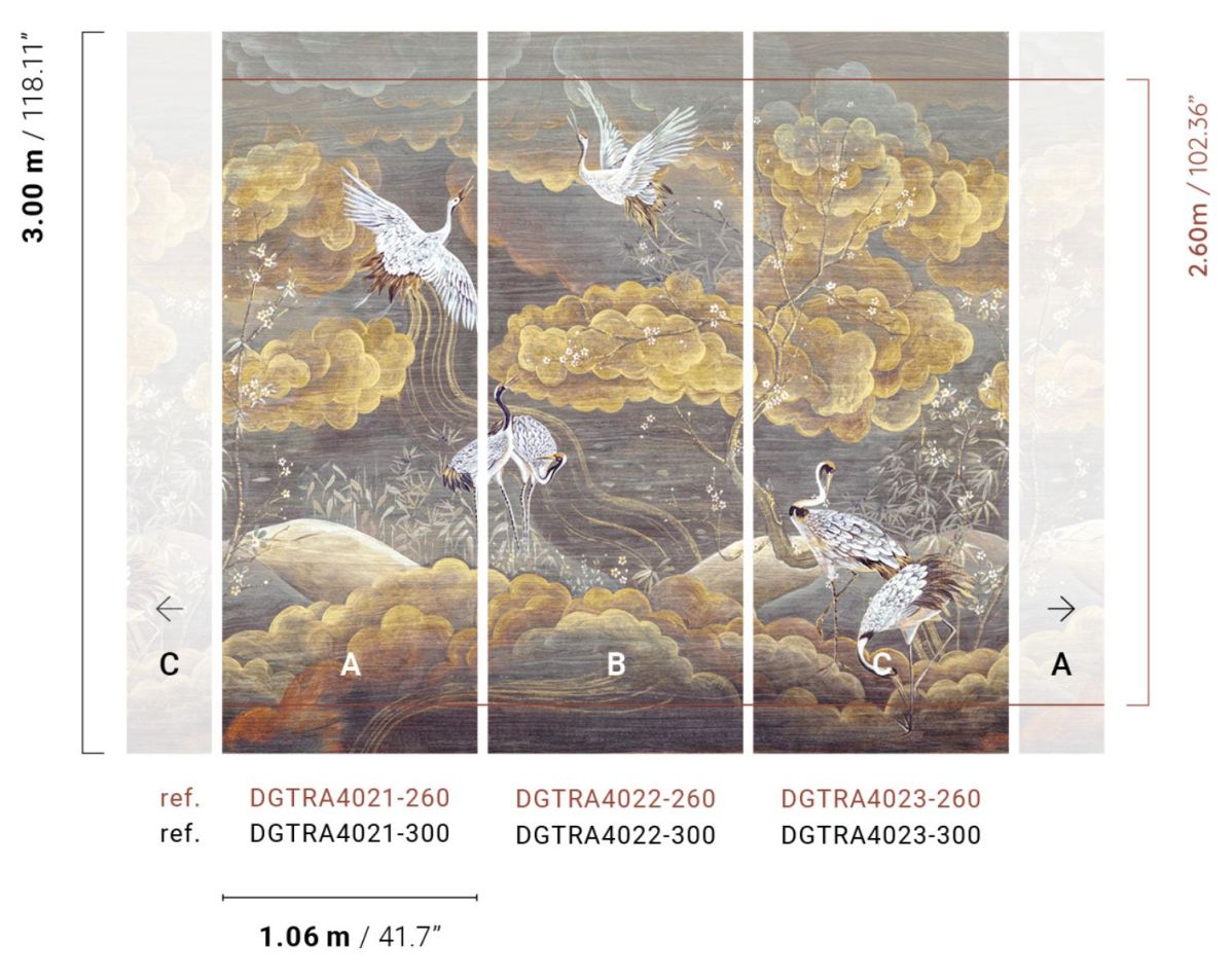 Preview: Byobu Gold DGTRA402-260