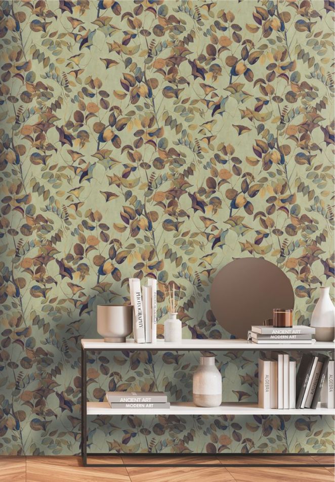 Preview: Nature Leaves DW2007 Leek Green