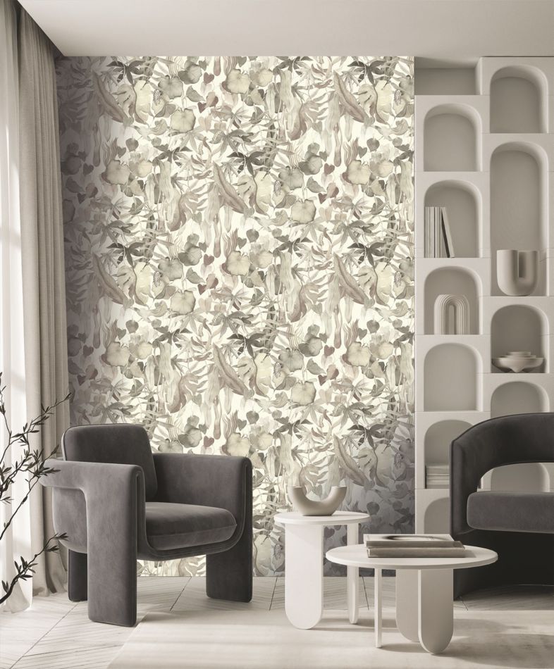 Preview: Abstract Leaves DW2010 Greige