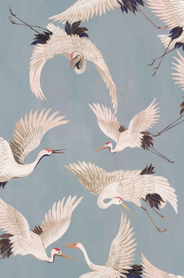 Preview: Cranes DW2019 Light Blue Fog