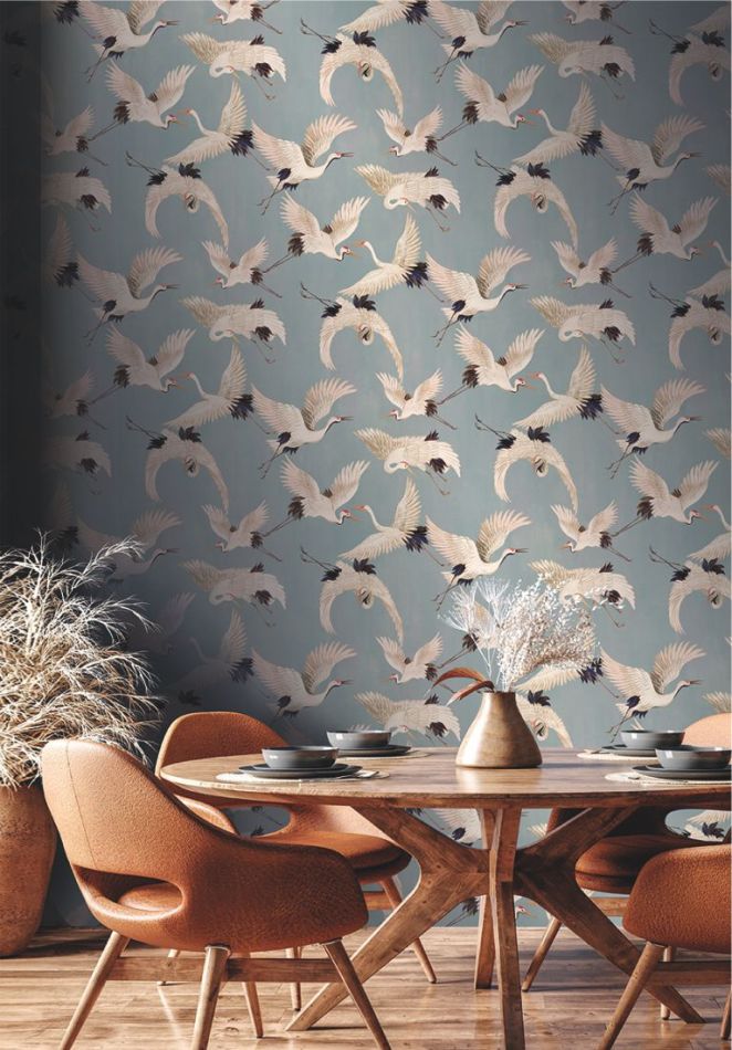 Preview: Cranes DW2019 Light Blue Fog