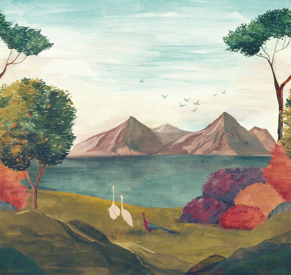 Preview: Oriental Landscape DW2037 Multicolour