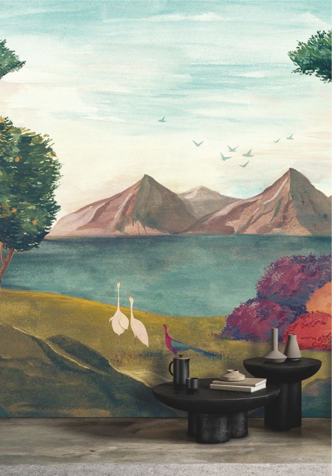 Preview: Oriental Landscape DW2037 Multicolour