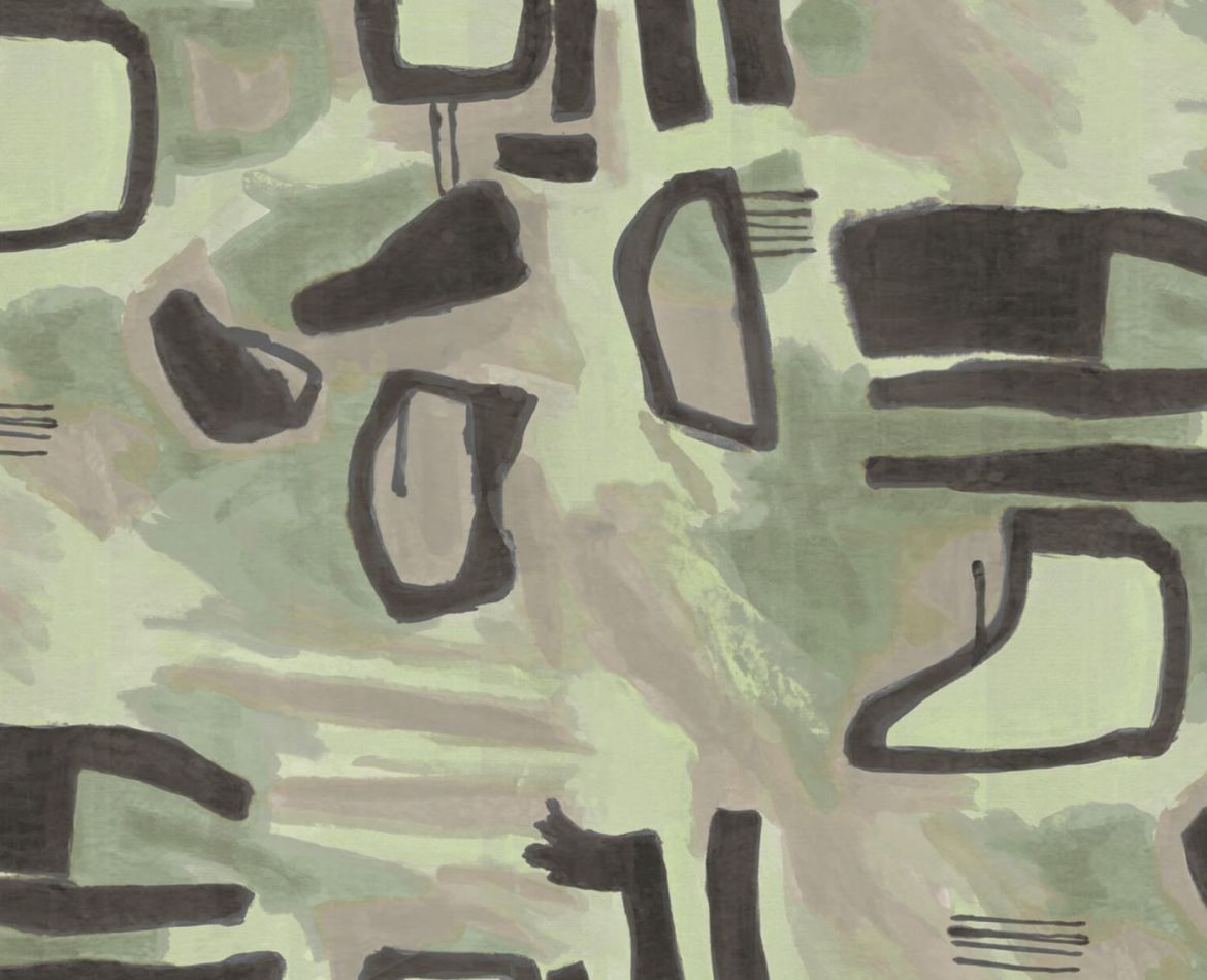 Preview: Silk Scarf Anthracite sur lichen AST NT01402