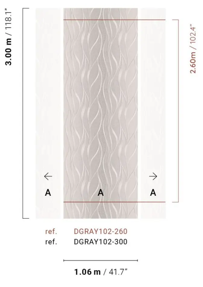Unda Onyx DGRAY102-300