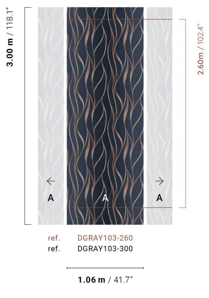 Unda Vulcano DGRAY103-300