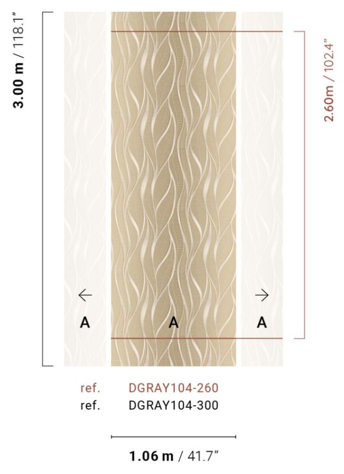 Unda Sand DGRAY104-260