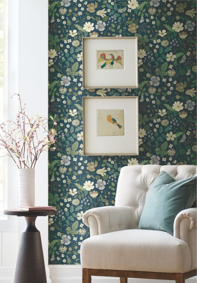 Preview: Strawberry Fields RP7359 Blue/Green