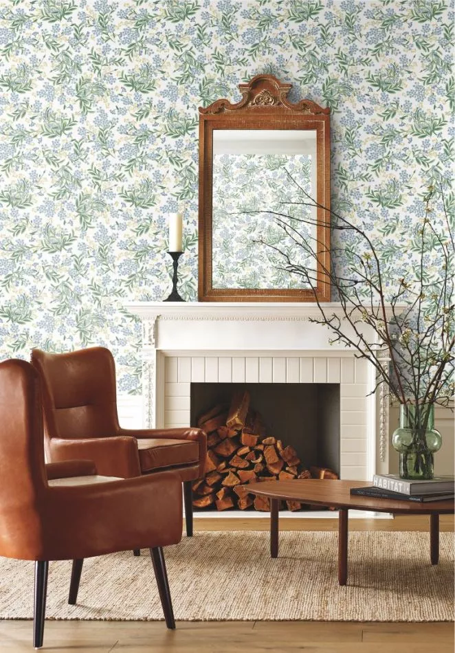 Cornflower RP7382 White