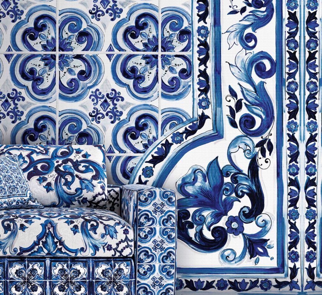 Preview: Blu Mediterraneo Eleganza Teletta Wandbild