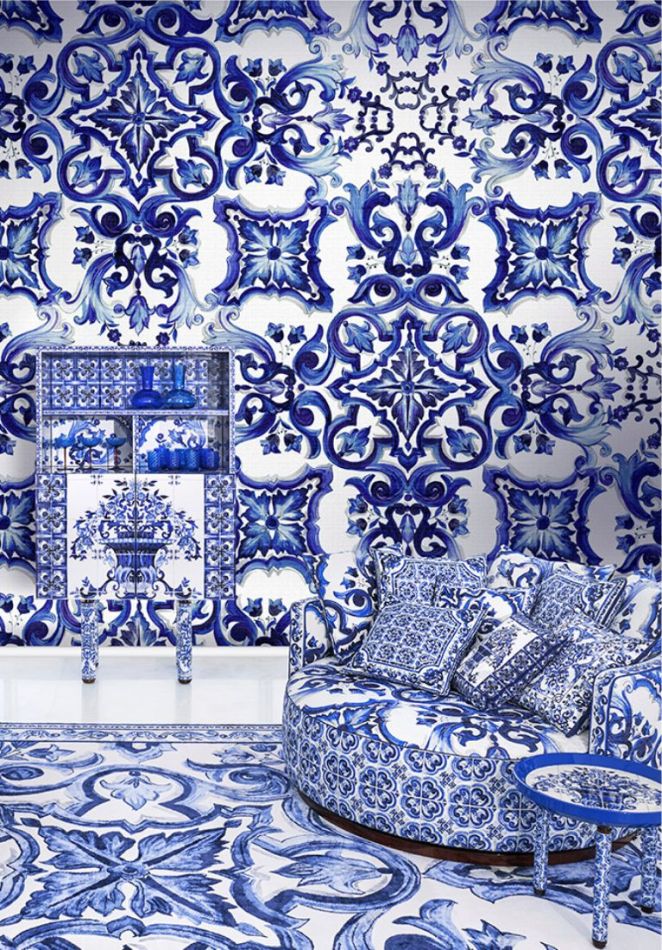 Preview: Blu Mediterraneo Teletta Wandbild