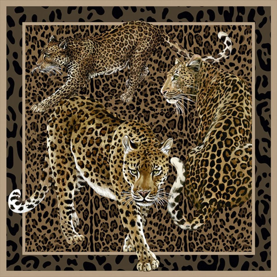 Preview: Leopardo Luxe Framed Teletta Wandbild