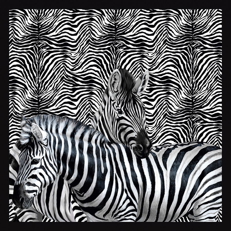 Preview: Zebra Multi Teletta Wandbild