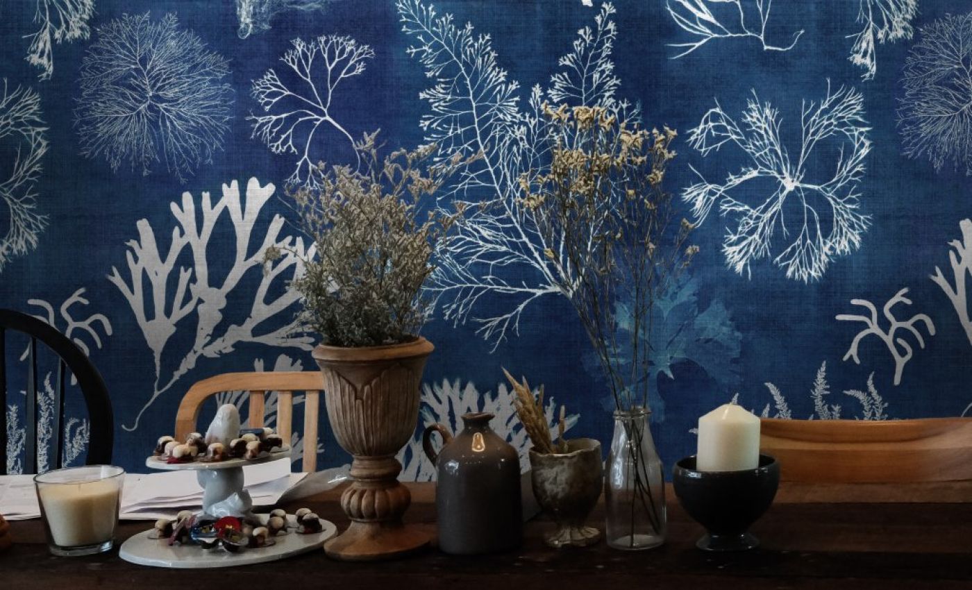 Preview: ALGAE Navy blue WP20297