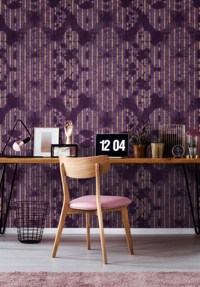 Preview: WASHED SHIBORI Burgund WP20395