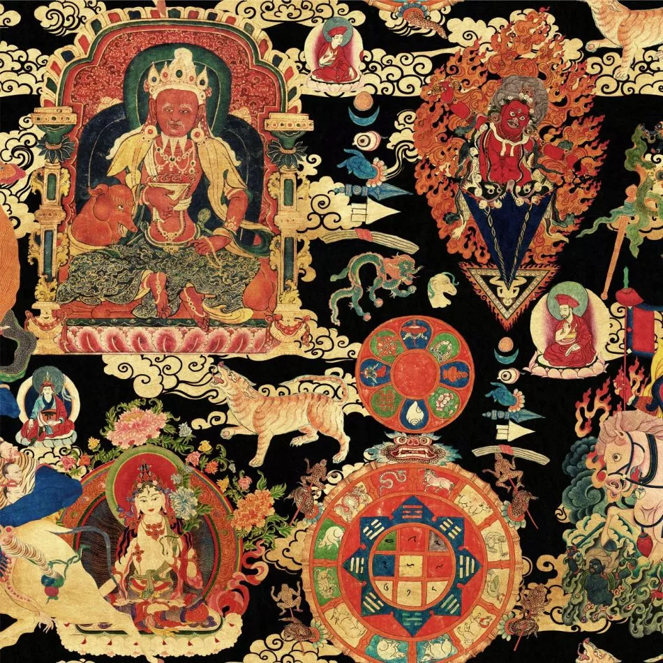 TIBETAN TAPESTRY Metallic Edition WP20450