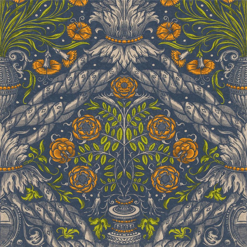 Preview: FLORAL ORNAMENT WP20453