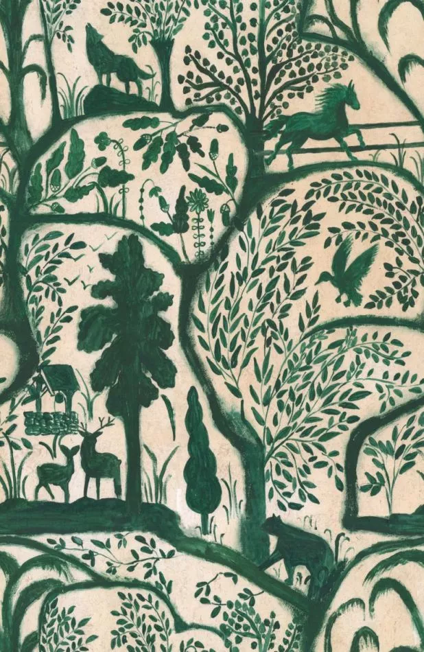 THE ENCHANTED WOODLAND Green WP20549
