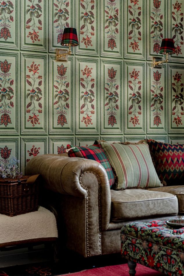 Preview: TYROLEAN PANEL Alpen Green WP20699