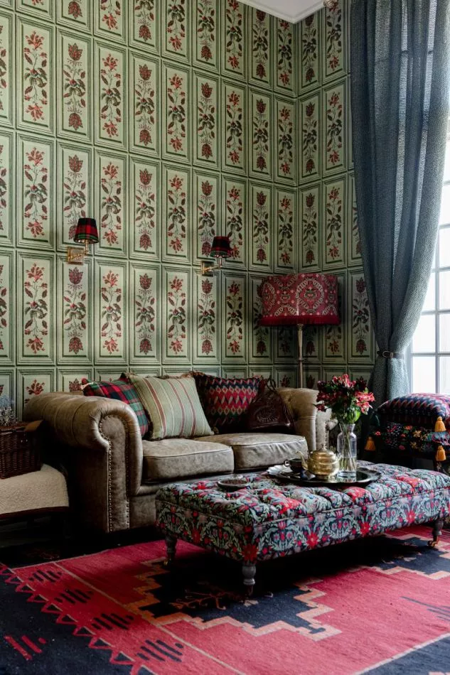 TYROLEAN PANEL Alpen Green WP20699