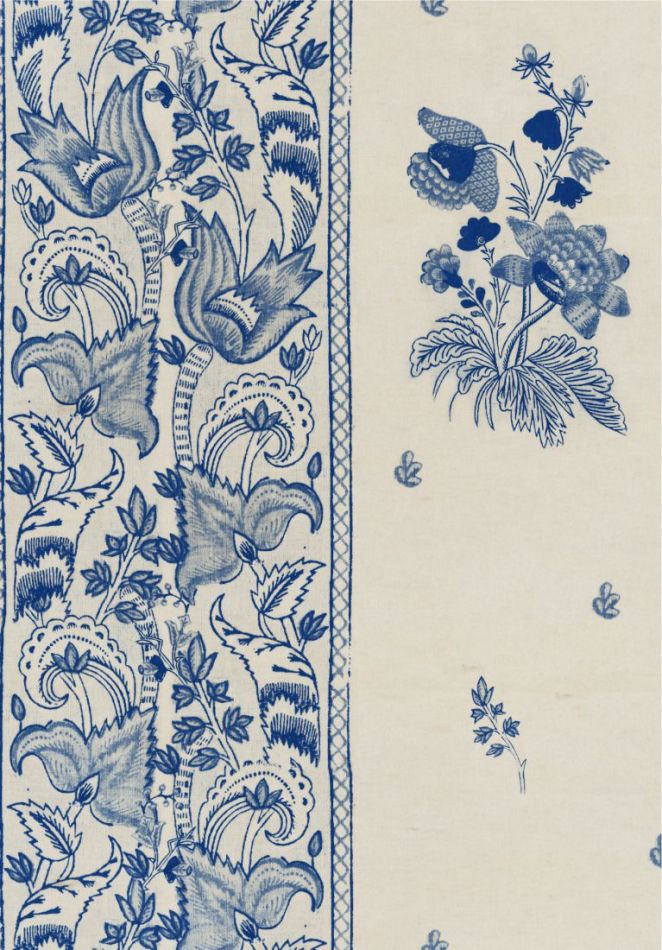 Preview: KOROND FLORAL Indigo WP30024