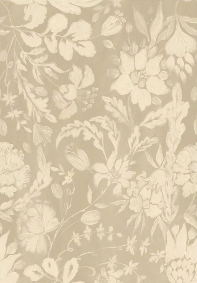 FLOWERY ORNAMENT Taupe WP30036