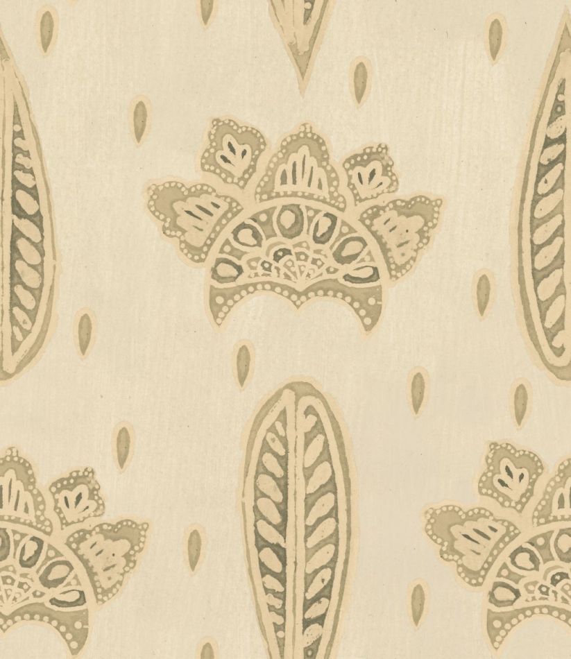 Preview: BETHEL BATIK Antique White WP30075