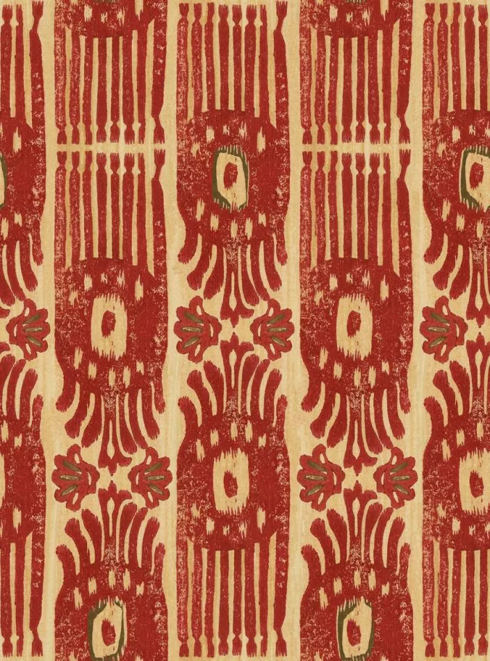 TRIBAL IKAT Lava Red WP30114
