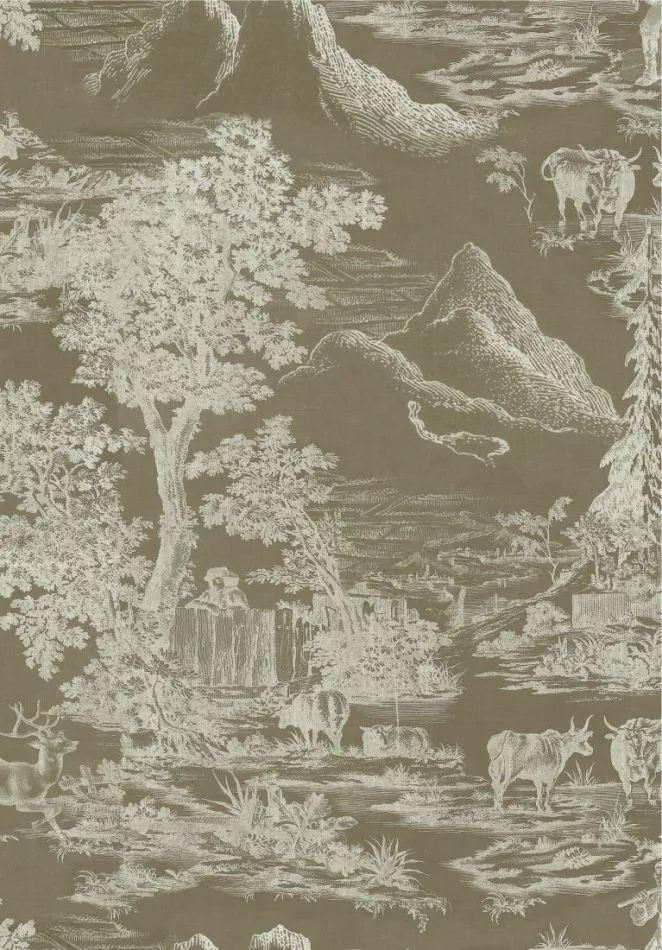 TOILE DU TYROL Taupe WP30148
