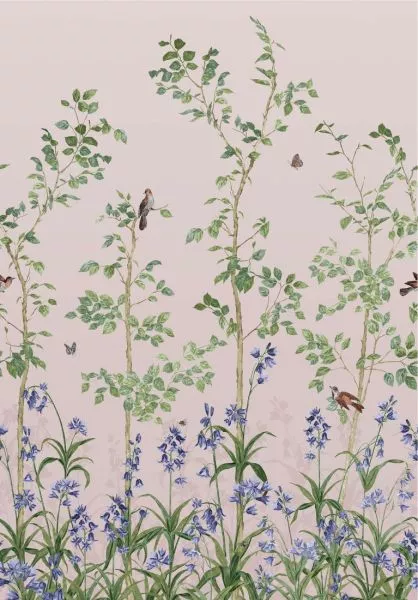 Bird and Bluebell - China Clay