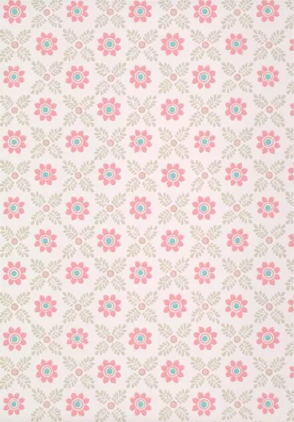 Ditsy Block - Carmine