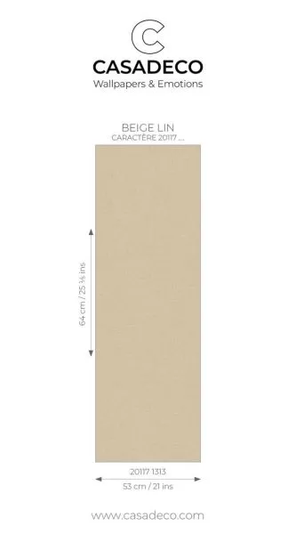 Caractère 201171313 Beige Lin