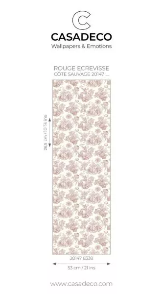 Côte sauvage 201478338 Rouge ecrevisse