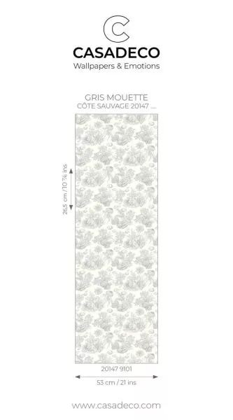 Côte sauvage 201479101 Gris mouette