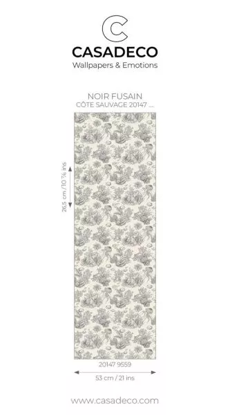 Côte sauvage 201479559 Noir fusain