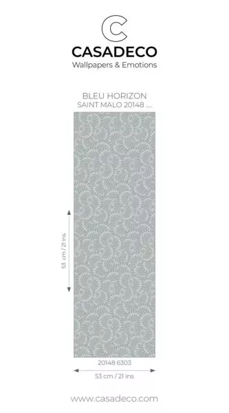 Saint-Malo 201486303 Bleu horizon