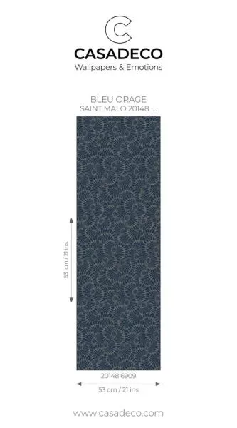 Saint-Malo 201486909 Bleu orage