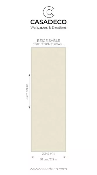 Côte d’Opale 201491414 Beige sable