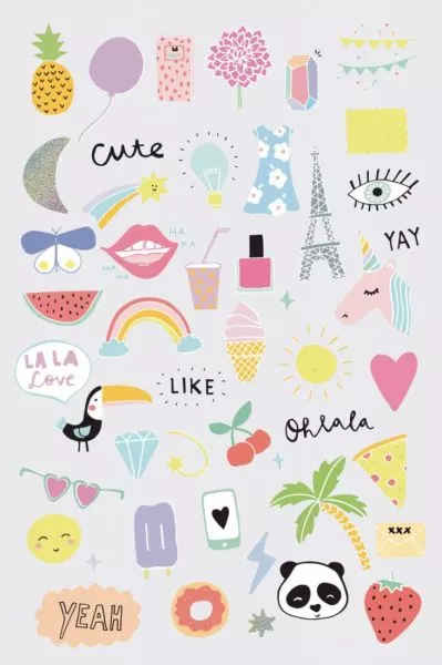 Wallpower Junior 364112 Girls Things Lilac