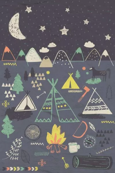 Wallpower Junior 364127 Indian Dark Night