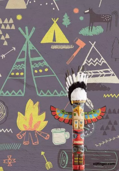 Wallpower Junior 364127 Indian Dark Night